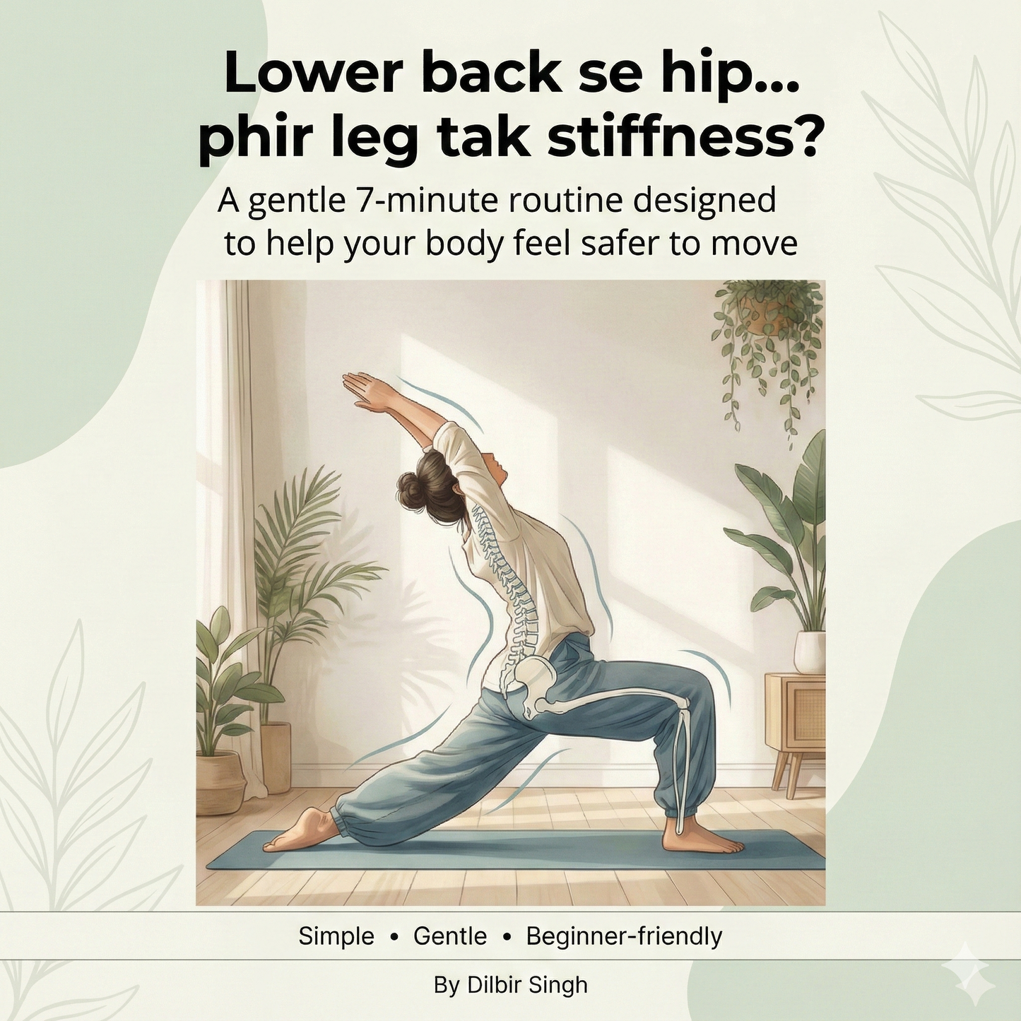 7-Minute Sciatica Ease Routine