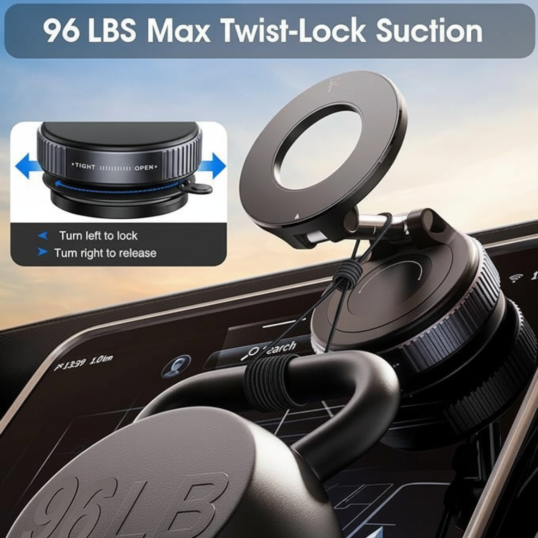 Vacuum Suction Magnetic Bracket